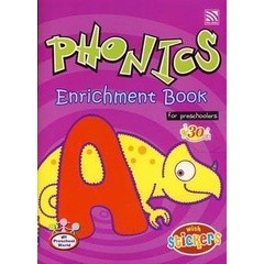 Bundanjai (หนังสือภาษา) My Preschool World : Phonics Enrichment Book for Preschoolers +Stickers (P)