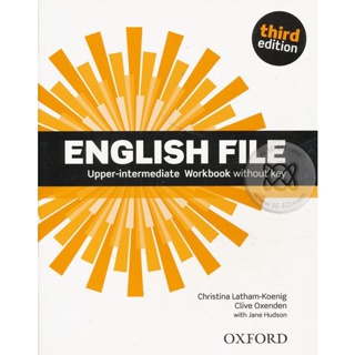 Bundanjai (หนังสือเรียนภาษาอังกฤษ Oxford) English File 3rd ED Upper-Intermediate : Workbook without Key (P)