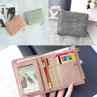 (HB-704) baggg.th กระเป๋าสตางค์ใบสั้น ใส่เหรียญ ใส่บัตร MO MO DOG