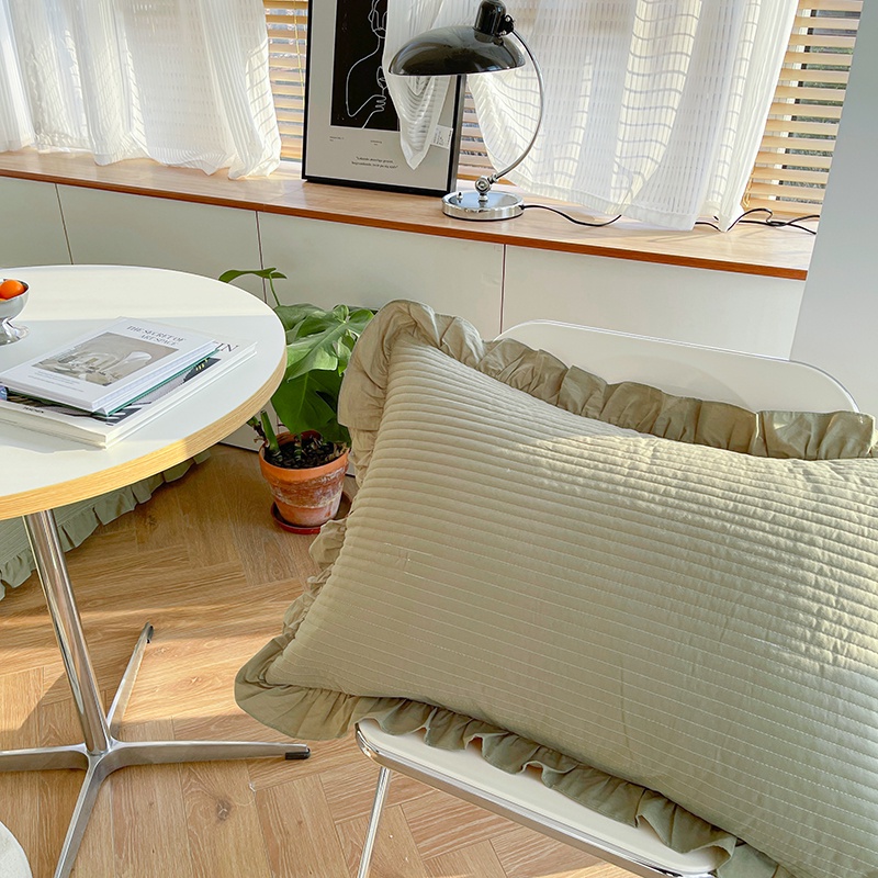 ปลอกหมอน ผ้าฝ้ายแท้ แบบหนา 48x74 ซม. สไตล์เกาหลี 40 ชิ้น - รูปที่ 7