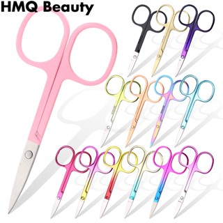 กรรไกรตัดขนคิ้ว ขนตา สเตนเลส เครื่องมือแต่งหน้า กําจัดขนจมูก…