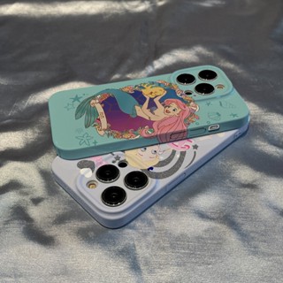 🔥/14pro ฟิล์มการ์ตูน/81112 เคสป้องกัน เคสแข็ง iPhone เคสโทรศัพท์ / นางเงือก 13xsmaxplus7 PTJ5