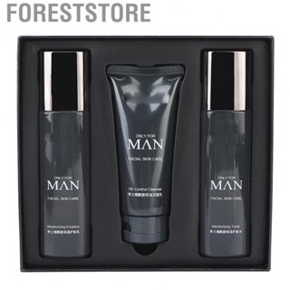 Foreststore Facial Kit for Men  Moisturizing Mild Mens Skin Care Kit Gentle Refreshing  Material Adjusting Skin Balance  for Bathroom for Home