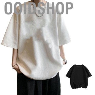 Ooidshop Men Top  Simple Casual T Shirt Half Sleeve  for Work