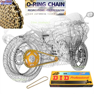 【One_boutique】โซ่ 520HV 120ข้อ DID ญี่ปุ่น Standard สีหลัก DID Roller chain โซ่ซีลน้ำมัน O-ring Motorcycle Chain