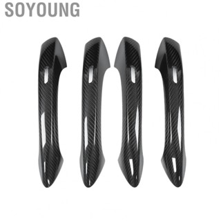 Soyoung Door Handle Trim   Fading Modification Car Door Pull Cover Lightweight  for Auto Replacement for Panamera 971 4 4S GTS Turbo 2017‑2021