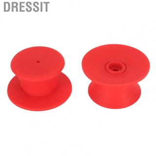 Dressit Reel To Reel Tape Opener  Professional Durable Red NAB Hub Optical Shaft Adapters 1 Pair Rubber  for Optical Reel To Reel Tape