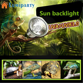 Lumiparty โคมไฟทําความร้อน UVB พลังงานแสงอาทิตย์ สําหรับสัตว์เลี้ยง 220V E27