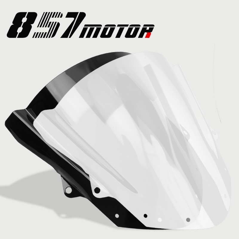 WindScreen Double Bubble สําหรับ Kawasaki ZX6R ZX-6R 2009-2016 ZX10R ZX-10R 2008-2010