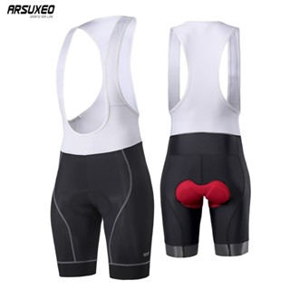 TAG:เอี้ยมปั่นจักรยาน ARSUXEO Man Cycling Shorts เป้าเจลแบบ3D ขาเลซอร์คัท