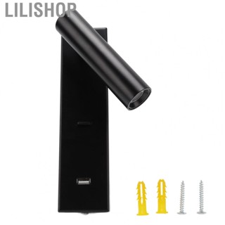 Lilishop Wall Reading Light Simple Stylish Wall Mount Light With Switch USB Port New