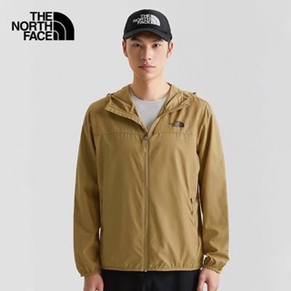 The North Face เสื้อแจ็กเก็ต ผ้าตาข่าย 100% มีซิป กันลม มีฮู้ด สําหรับผู้ชาย และผู้หญิง