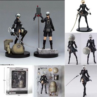 Nier: โมเดลฟิกเกอร์อัตโนมัติ humanoid 2B Mechanical Life No.2 Type B 2B No.9 Type S &amp; Machine