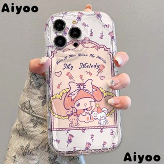 เคสโทรศัพท์มือถือนิ่ม แบบใส กันกระแทก ลายดอกไม้ Melody สําหรับ Apple Iphone 128p 11 Xs 147 xr 13✅เคสนิ่ม promax RC6D