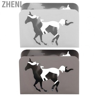 Zhenl Vertical Napkin Holder  Elegant Curved Horse Napkin Holder Cutout Pattern  for Kitchen for Restaurant