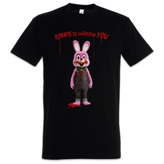 เสื้อยืด พิมพ์ลาย ROBBIE THE Evil RABBIT เสียงเงียบ สําหรับเล่นเกมภาพยนตร์สยองขวัญ