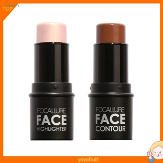 Yof FOCALLURE คอนซีลเลอร์คอนทัวร์ ไฮไลท์ แบบแท่ง สําหรับแต่งหน้า 2 ชิ้น