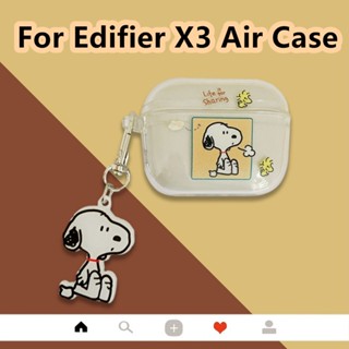 【Case Home】เคสหูฟัง แบบนิ่ม ลายการ์ตูนอนิเมะ สําหรับ Edifier X3 Air X3