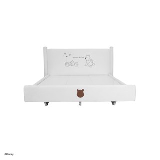 Koncept furniture เตียง 6 ฟุต Disney รุ่น POOH-GP สีครีม (197 x  209  x 100 ซม.)