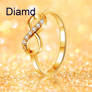 Diamd แหวนหมั้น ประดับเพชร พลอยธรรมชาติ สีเหลือง ทอง 18k เครื่องประดับแฟชั่น สําหรับผู้หญิง เจ้าสาว