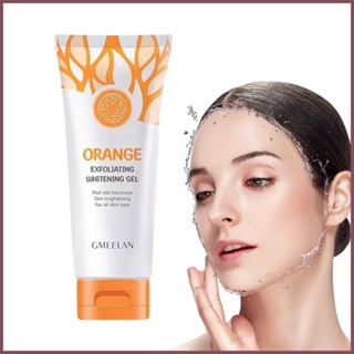 Orange Exfoliate Whiten Gel 50g เจลขัดผิว สูตรอ่อนโยน ครีมขัดผิว กระจ่างใส สครับขัดผิวกาย อย่างเป็นธรรมชาติ gelhth