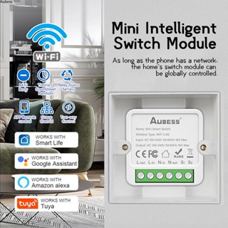 Ready Smart switch module 16A tuya mini diy wifi energy monitor สมาร์ท 2 ทาง google alexa Serein