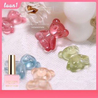 Vendeeni Water Sense Beauty Skin 24 Color Jelly Jade Fat Gentle Clean Nude Color Ice Penetrating Nail Polish Set COD