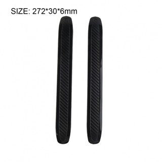 ⚡READYSTOCK⚡Bump-sticker 1 Pair Black Carbon Fibre Front Rear Rubber Scratch Guard