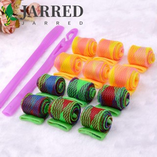 Jarred ชุดเครื่องม้วนผม รูปหอยทาก ไม่มีความร้อน พร้อมตะขอ สําหรับผู้หญิง
