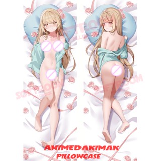 Shiina Mahiru The Angel Next Door Spoils Me Rotten Dakimakura ปลอกหมอนอิงโซฟาเบด แบบนิ่ม ลายอนิเมะญี่ปุ่น Otaku ขนาด 50x160 ซม. DK4599