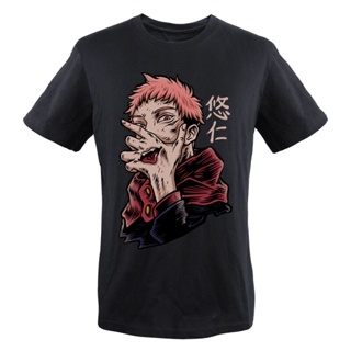 เสื้อยืดลําลอง แขนสั้น พิมพ์ลายกราฟฟิค Jujutsu Kaisen Ryomen Sukuna ขนาดใหญ่ สําหรับผู้ชาย