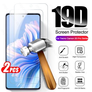 2PCS HD Tempered Glass For Tecno Camon 20 Premier Camon20 Pro 20Pro 4G 5G Screen Protector Film On CK6,CK7n,CK8n,CK9n 6.67"