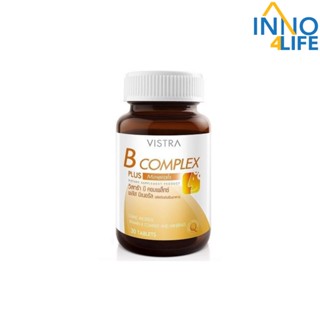 Vistra B-Complex Plus Minerals - วิสทร้า บี คอมเพล็กซ์ พลัส มิเนอรอล  30 เม็ด [ inno ]