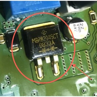 ชิปไตรโอด MBRB2045CT STPS2045 TO263 สําหรับรถยนต์ BMW 5 ชิ้น