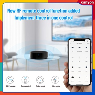 Tuya Wifi Ir และ Rf ความถี่วิทยุ รีโมทคอนโทรล แอร์ ทีวี รีโมทควบคุมสากล สัญญาณแรงมาก แอปควบคุม canyon