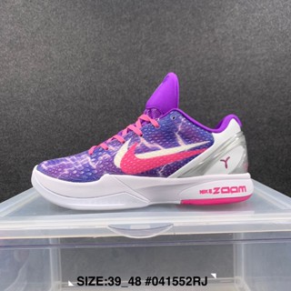 [H2 Pure Original NK] Kobe 6 Kobe 6 Generation Strongest ZK6 รองเท้าบาสเก็ตบอล ขนาดใหญ่ 9C93