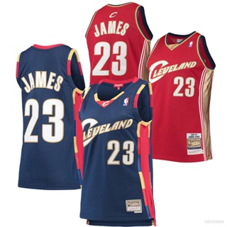 เสื้อกีฬาแขนกุด ลายทีม NBA Cleveland Cavaliers No.23 LeBron James พลัสไซซ์ สไตล์คลาสสิก