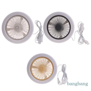 Bang พัดลมติดเพดาน พร้อมไฟ LED ปลั๊ก US สําหรับใช้ในบ้าน สํานักงาน ตลาด