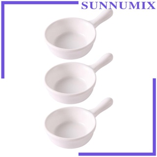 [Sunnimix] จานเซรามิค แบบพกพา สําหรับใส่เครื่องปรุง ซอส ปิกนิก