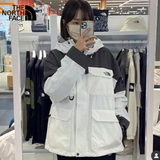 [พร้อมส่ง] เสื้อแจ็กเก็ตกันลม ผ้าไนล่อน พิมพ์ลายโลโก้ The North Face 100% สําหรับผู้ชาย และผู้หญิง