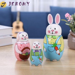 JEROMY ตุ๊กตารัสเซีย ซ้อนกัน งานฝีมือ สําหรับตกแต่งบ้าน ห้องนอน
