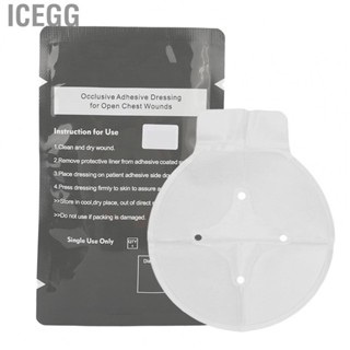 Icegg Vented   4 Hole Excellent Sealing Portable Prevent Air Entering Reasonable Structure Wound Dressing for Outdoor