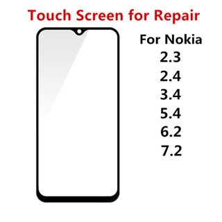 อะไหล่หน้าจอสัมผัส LCD สําหรับ Nokia 2.3 2.4 3.4 5.4 6.2 7.2