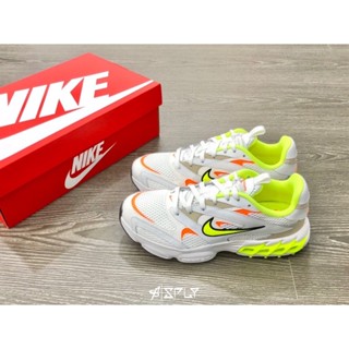 Nike Zoom Air Fire รองเท้าผ้าใบลําลอง สีเขียวเรืองแสง คุณภาพสูง CW3876-104