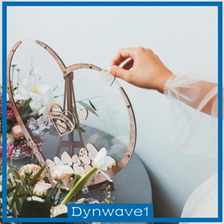 [Dynwave1] กรอบสมุดเยี่ยม พร้อมขาตั้ง สําหรับตกแต่งงานปาร์ตี้วันเกิด