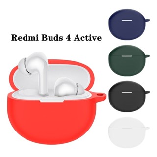 【พร้อมส่ง】เคสหูฟัง แบบนิ่ม สีพื้น สําหรับ Redmi Buds 4 Redmi Buds 4