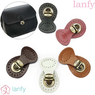 LANFY บักเกิลล็อคกระเป๋าหนังวัวแท้ ทนทาน แบบเปลี่ยน