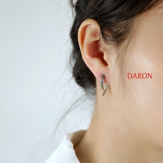 DARON ต่างหูแฟชั่น รูปกรงเล็บ สไตล์ฮิปฮอป สําหรับผู้ชาย