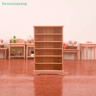 [Beautyupyang] ชั้นวางหนังสือจิ๋ว 1:12 สําหรับตกแต่งบ้านตุ๊กตา