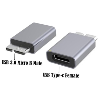 Yu อะแดปเตอร์เชื่อมต่อฮาร์ดดิสก์ภายนอก Type-C USB3 0 Micro B สําหรับ HDD